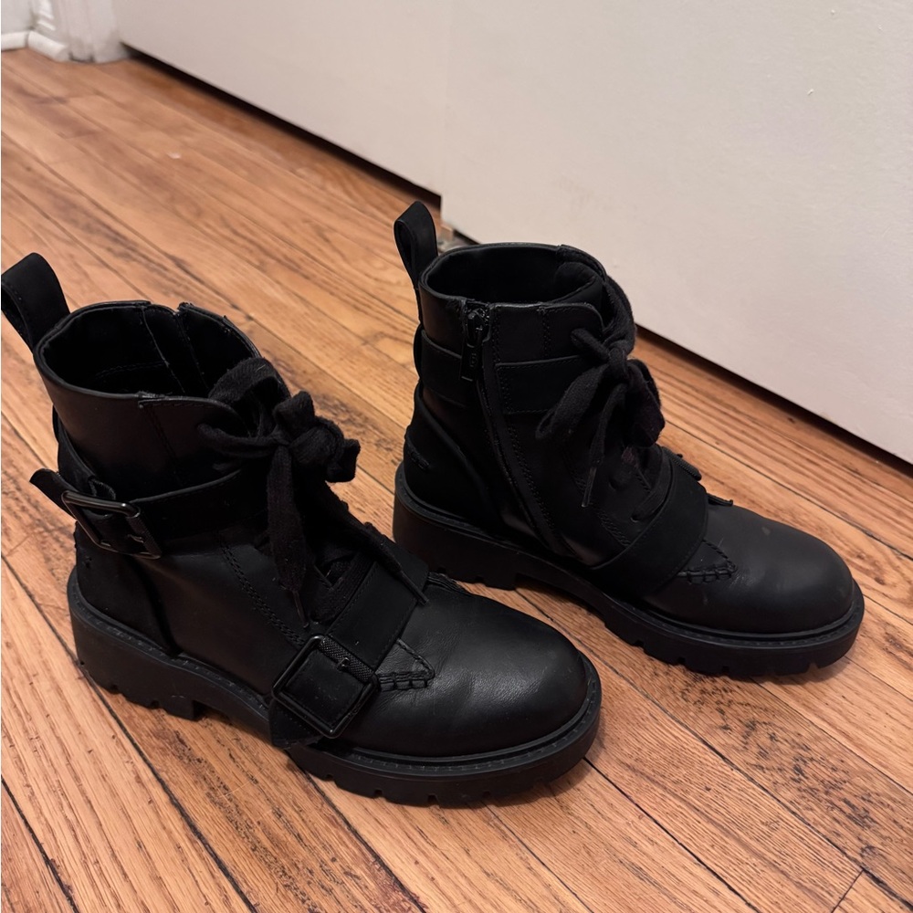 UGG Black Combat Boots for Women